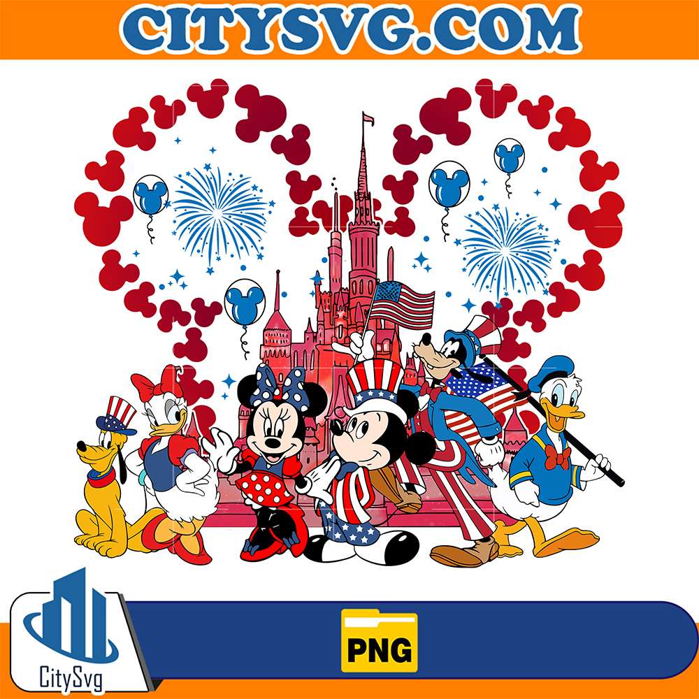 Disneyland-Mickey-And-Friends-4th-Of-July-Png-1
