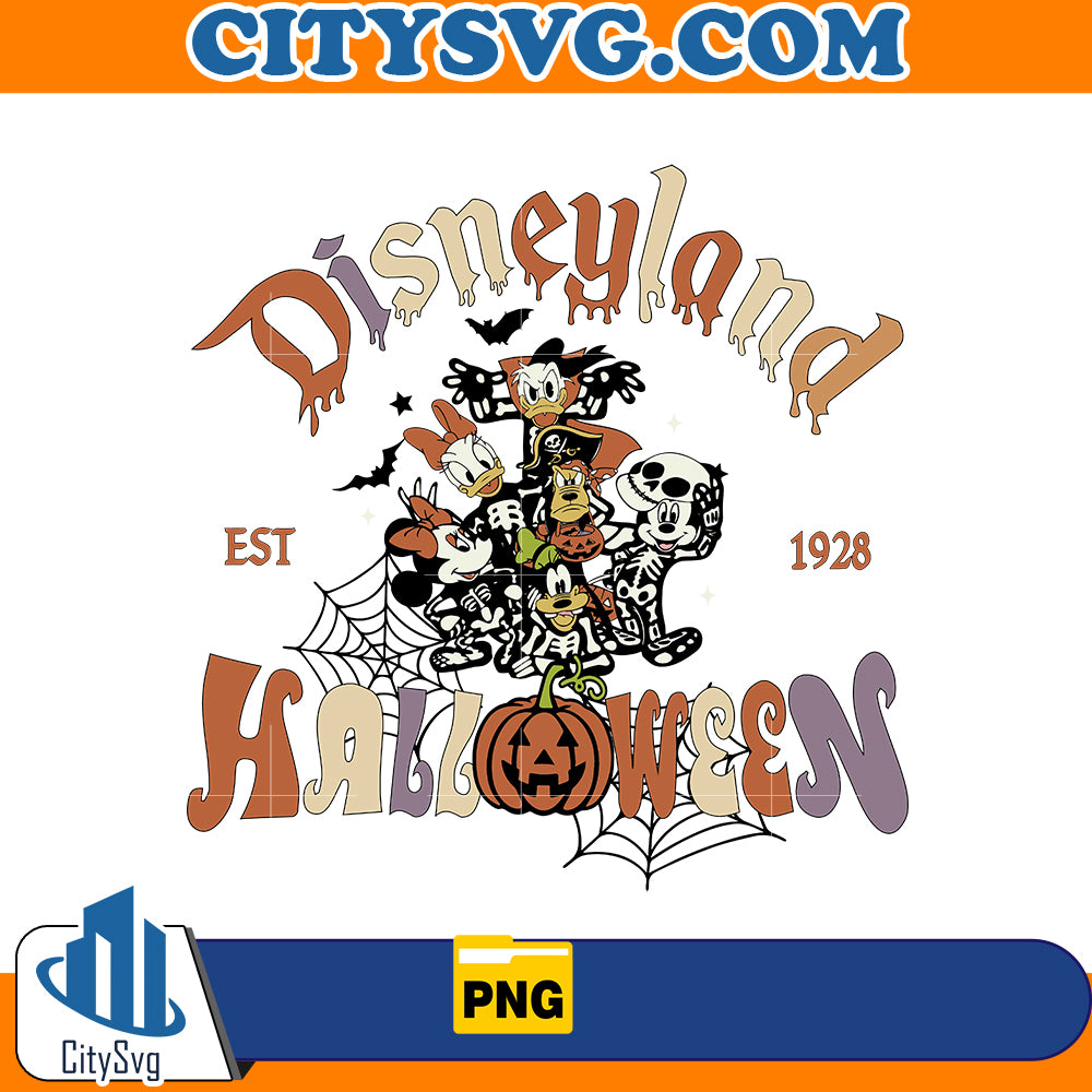 Disneyland EST 1928 Halloween Png