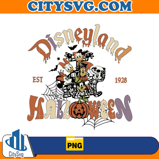 Disneyland EST 1928 Halloween Png