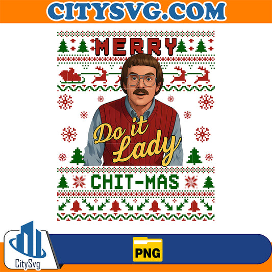 Do-It-Lady-Merry-Chit-Mas-Png