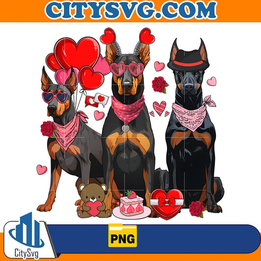 DobermanValentinePng