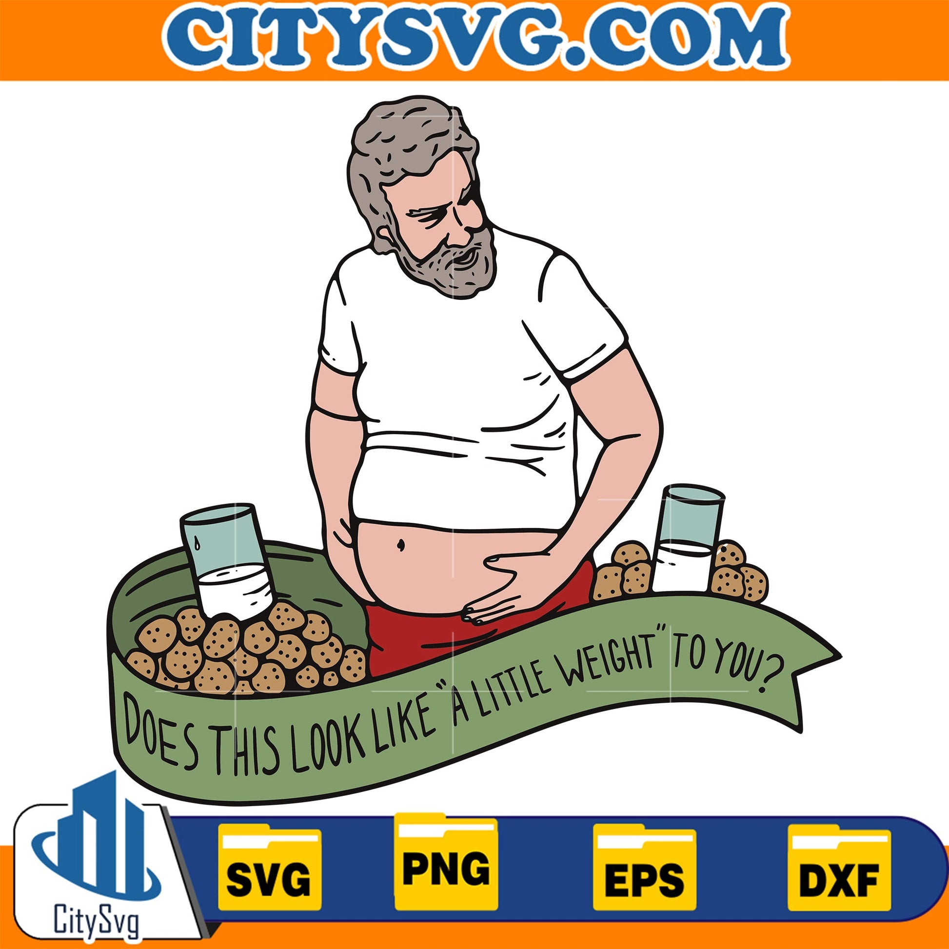 Does This Look Like A Little Weight To You Svg CitySvg
