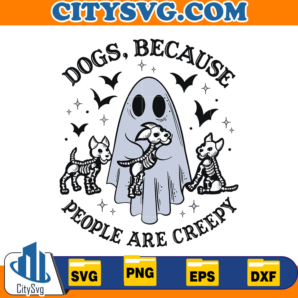 Dogs because people are creepy Svg