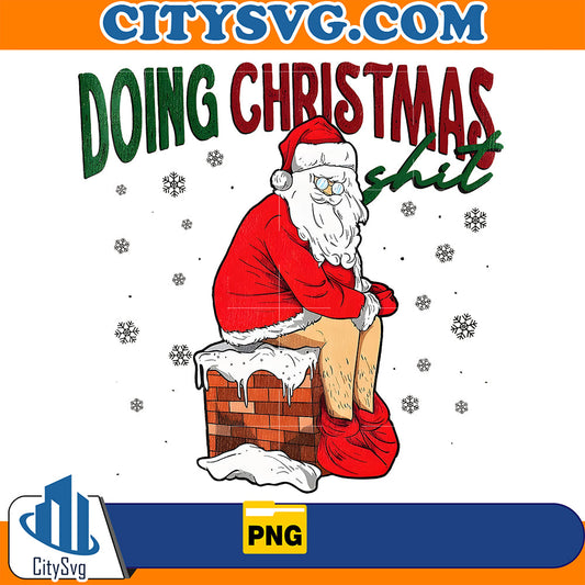 Doing Christmas Santa Claus Png CitySvg