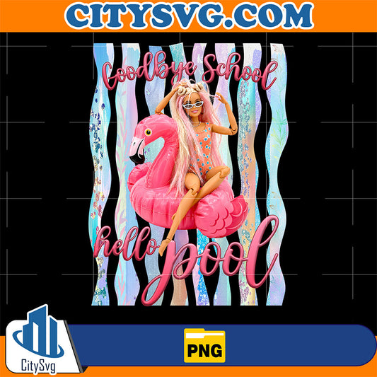Doll-Goodbye-School-Hello-Pool-Png