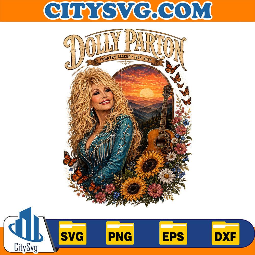 Dolly Parton Tribute Svg CitySvg