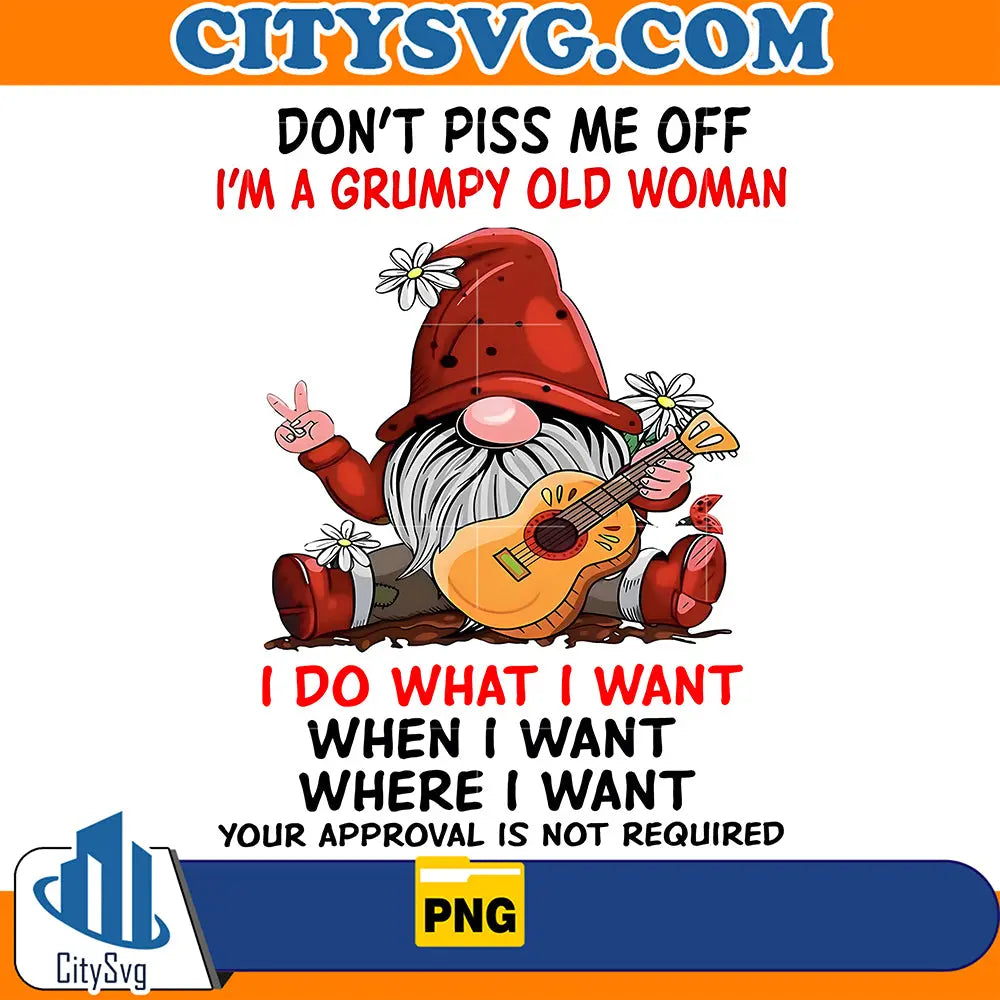 Don_tPissMeOffI_mAGrumpyOldWomanIDoWhatIWantWhenIWantWhereIWantYourApprovalIsNotRequiredGnomePng