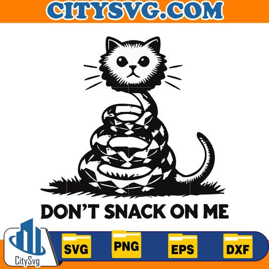 Don't Snack on Me Svg CitySvg