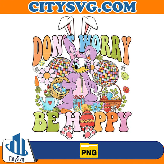 Don_tWorryBeHappyDaisyDuckPng