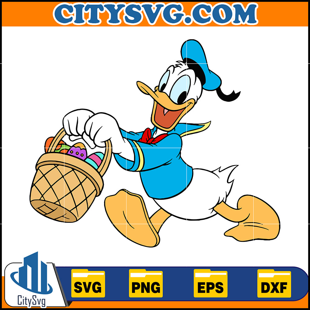 DonaldDuckEasterSvg