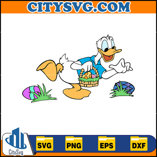 DonaldDuckEasterSvg