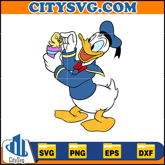 DonaldDuckEasterSvg