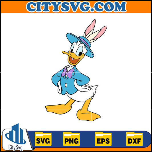 DonaldDuckEasterSvg