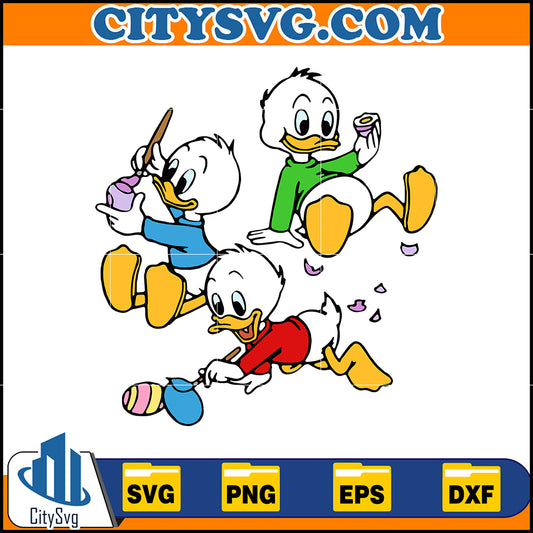 DonaldDuckEasterSvg