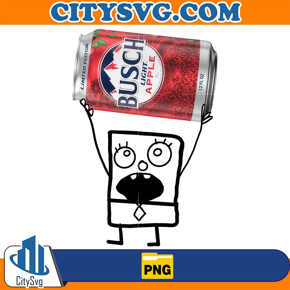 Doodlebob-Busch-Light-Apple-Png