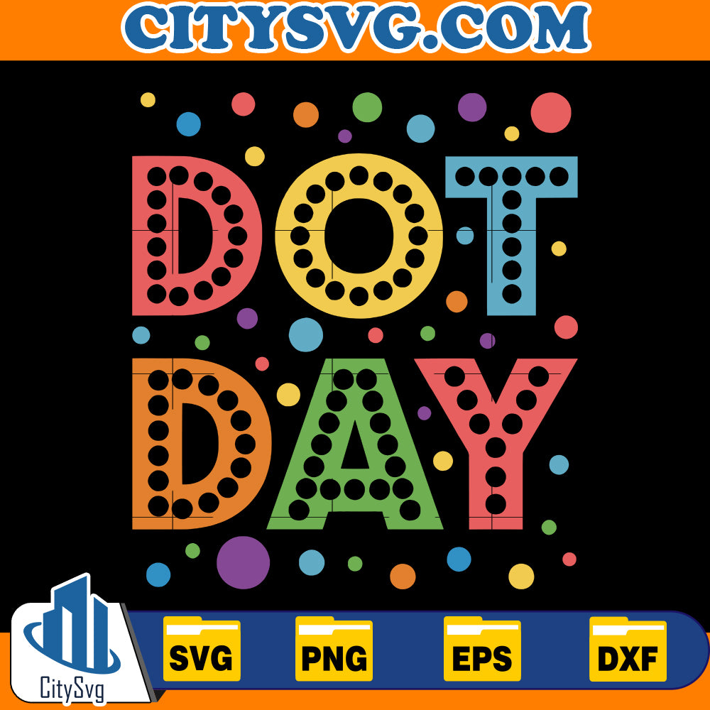 Dot Day Svg