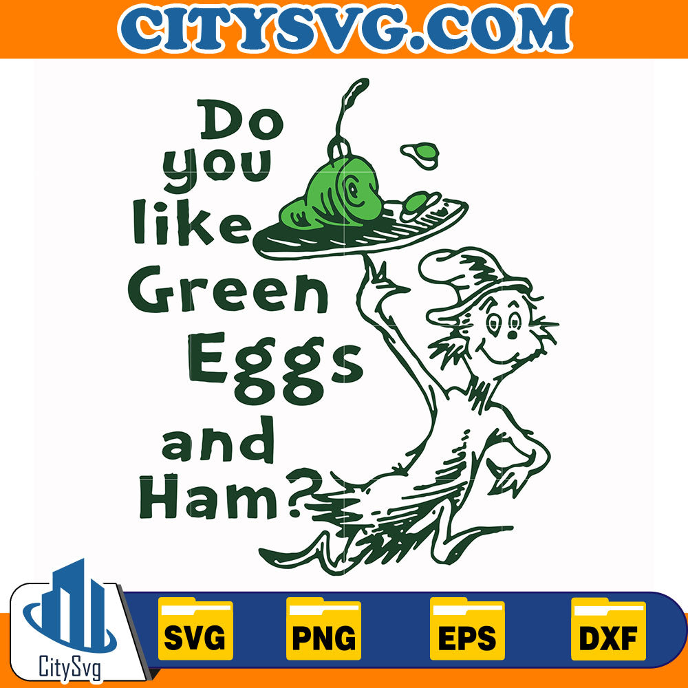 DrSeussDoYouLikeGreenEggsAndHamSvg