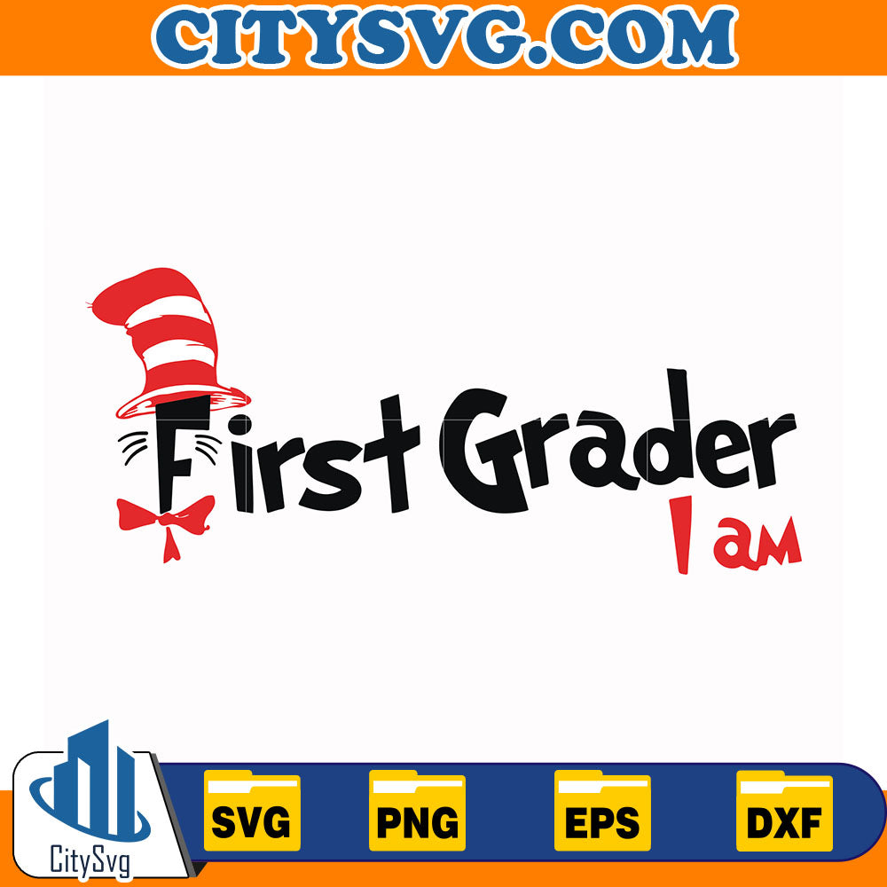 DrSeussFirstGraderIAmSvg