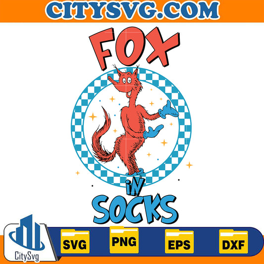 DrSeussFoxInSocksSvg