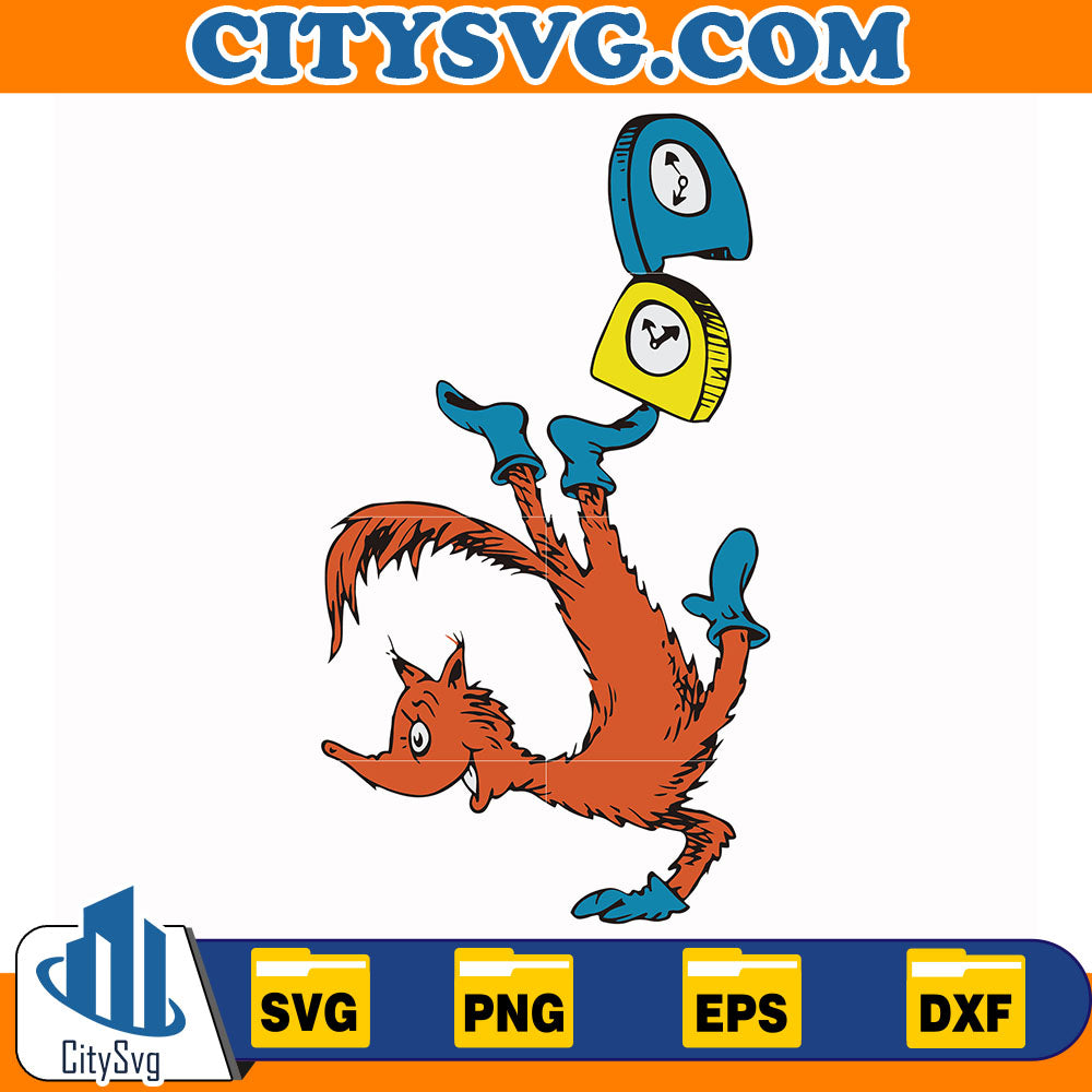 DrSeussFoxTheCatInTheHatSvg