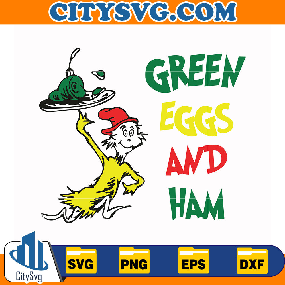 DrSeussGreenEggsAndHamSvg