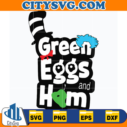 DrSeussGreenEggsAndHomeSvg