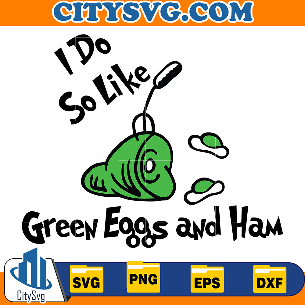 DrSeussIDoSoLikeGreenEggsAndHamSvg