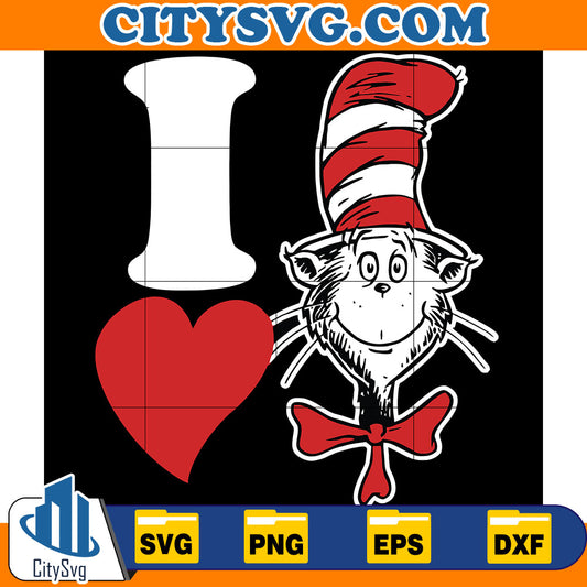 DrSeussILoveSvg