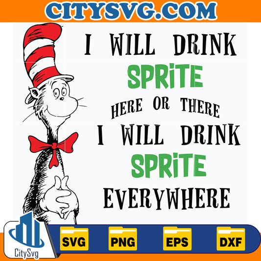 DrSeussIWillDrinkSpriteHereOrThereIWillSpriteEverywhereSvg