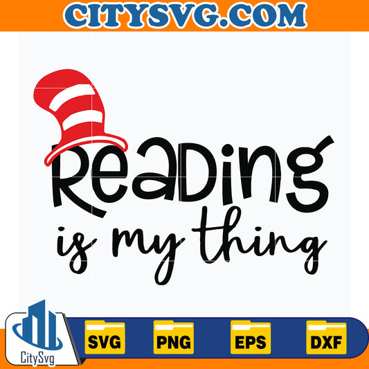 DrSeussReadingIsMyThingSvg