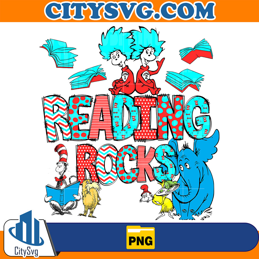 DrSeussReadingRocksPng