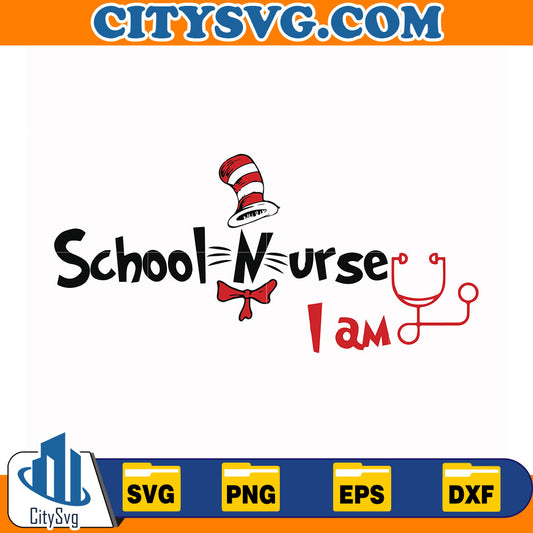 DrSeussSchoolNurseIAmSvg