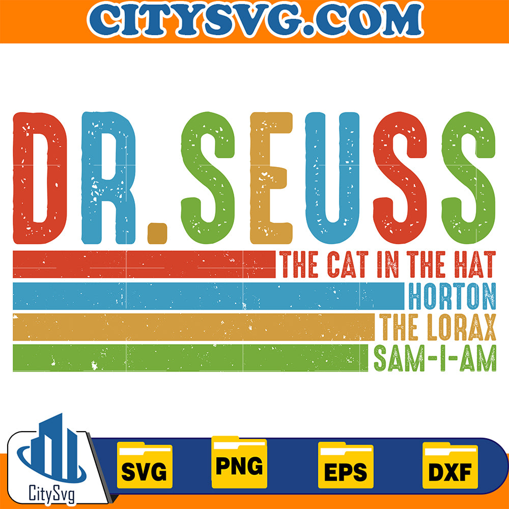 DrSeussTheCatInTheHatHortonTheLoraxSam-I-AmSvg_1