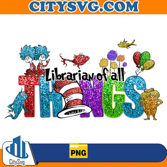 DrSeussThingLibrarianOfAllGlitterPng