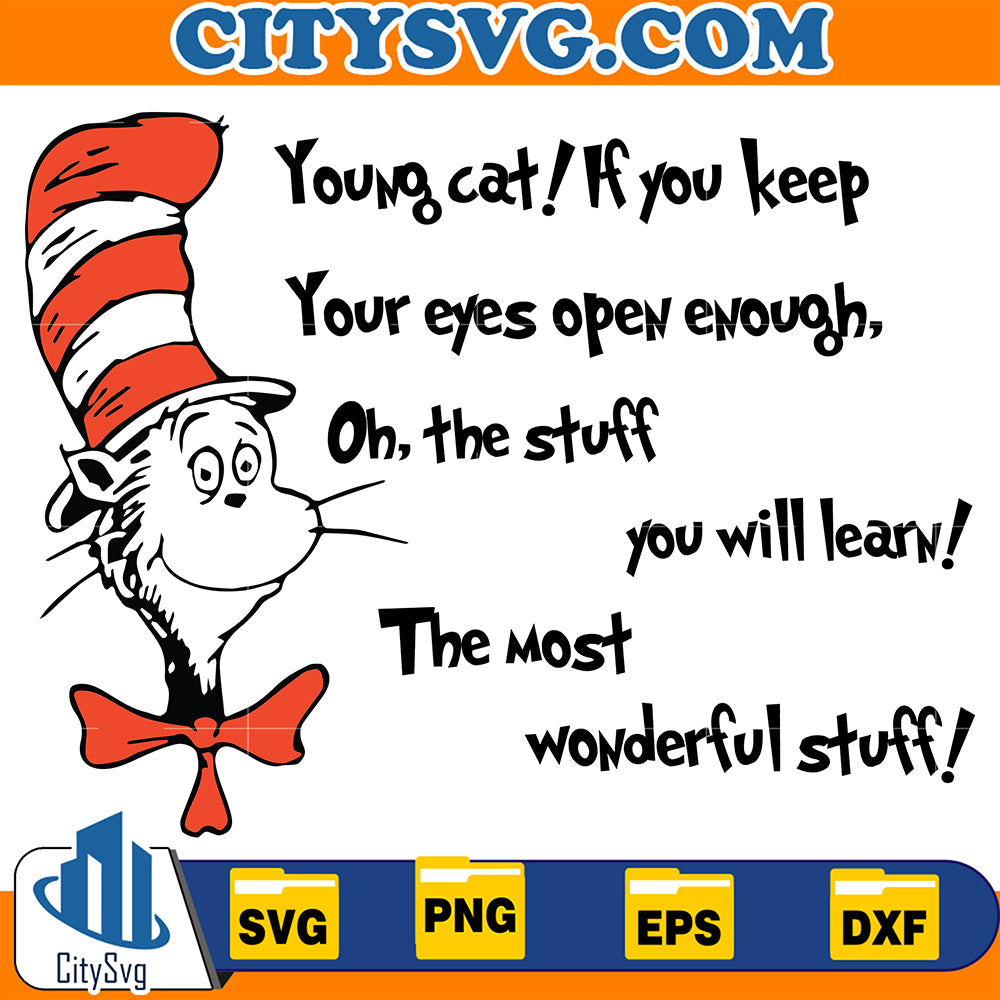 DrSeussYoungCatIfYouKeepYourEyesOpenEnough