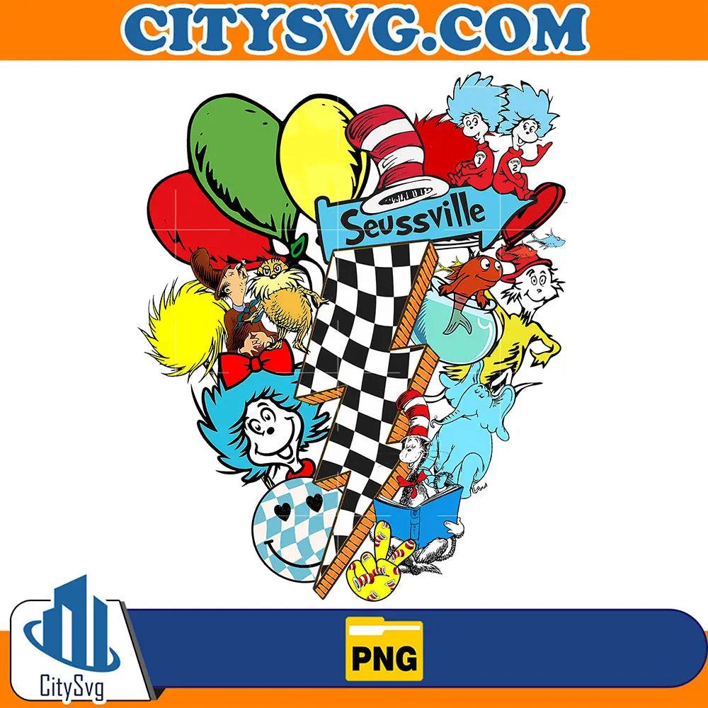 Dr Seussville Retro Png CITYSVG