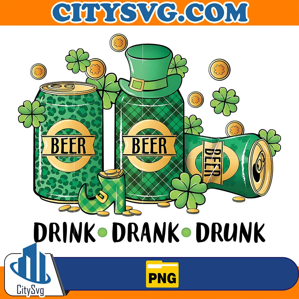 DrinkDrankDrunkStPatricksBeerPng