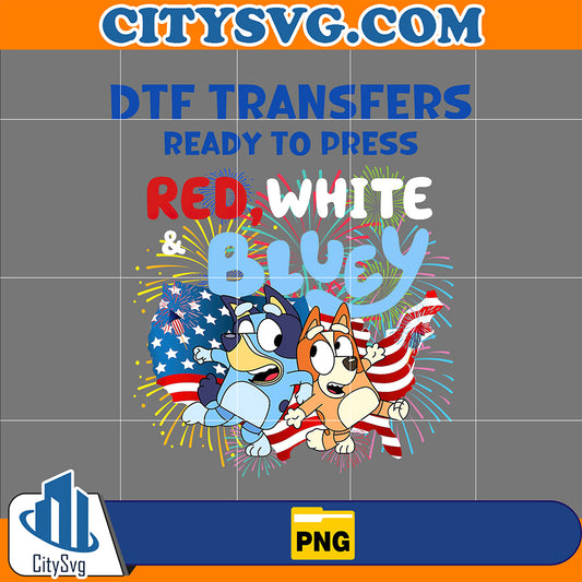 DtfTransfersReadyToPressRedWhite_Bluey4thOfJulyPng