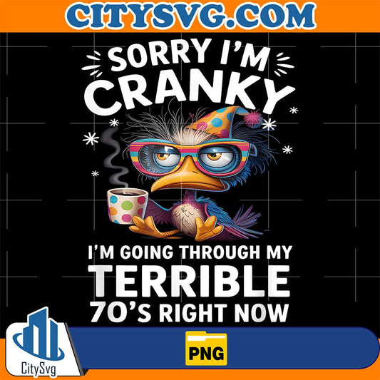 Duck-Sorry-I-m-Cranky-I-m-Going-Through-My-Terrible-70-s-Right-Now-Png