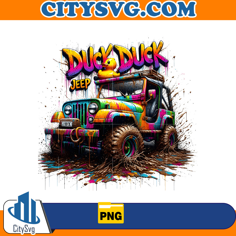 Funny Duck Duck Jeep Png