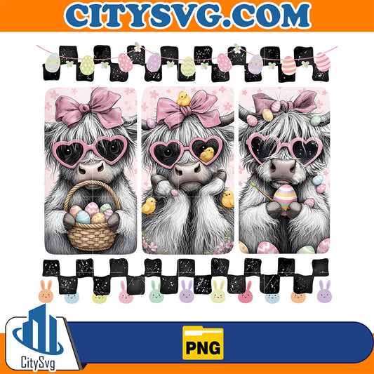 Easter-Day-Highland-Cow-Png