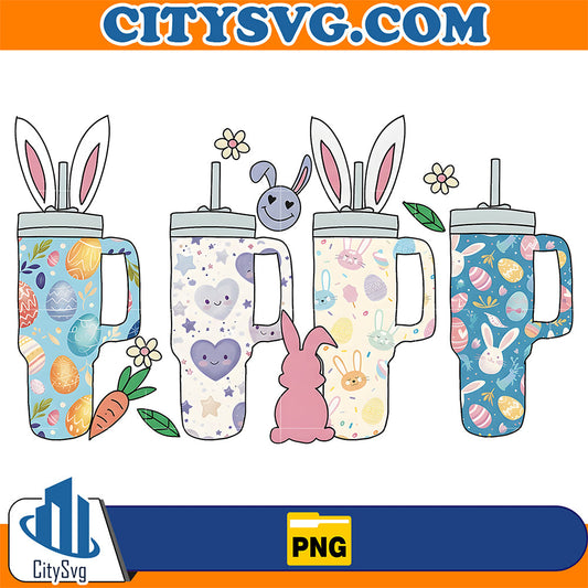 Easter-Tumbler-Png-Bunny-Ears-Tumbler-Png-Cute-Easter-Png