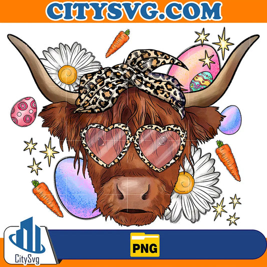EasterCowSublimationPng