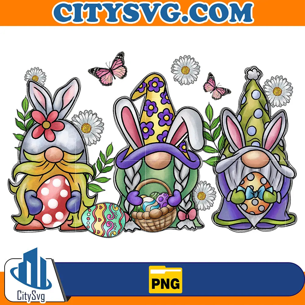 EasterDayGnomeSublimationPng