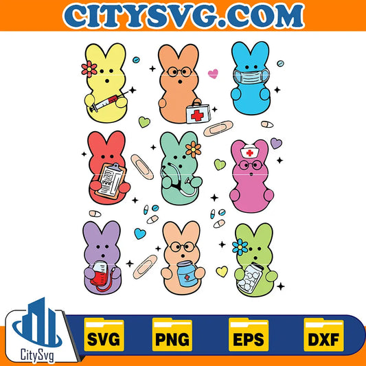 EasterNurseBunnySvg