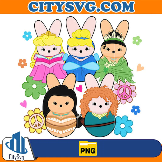 EasterPrincessChillinWithMyPeepsPng_1