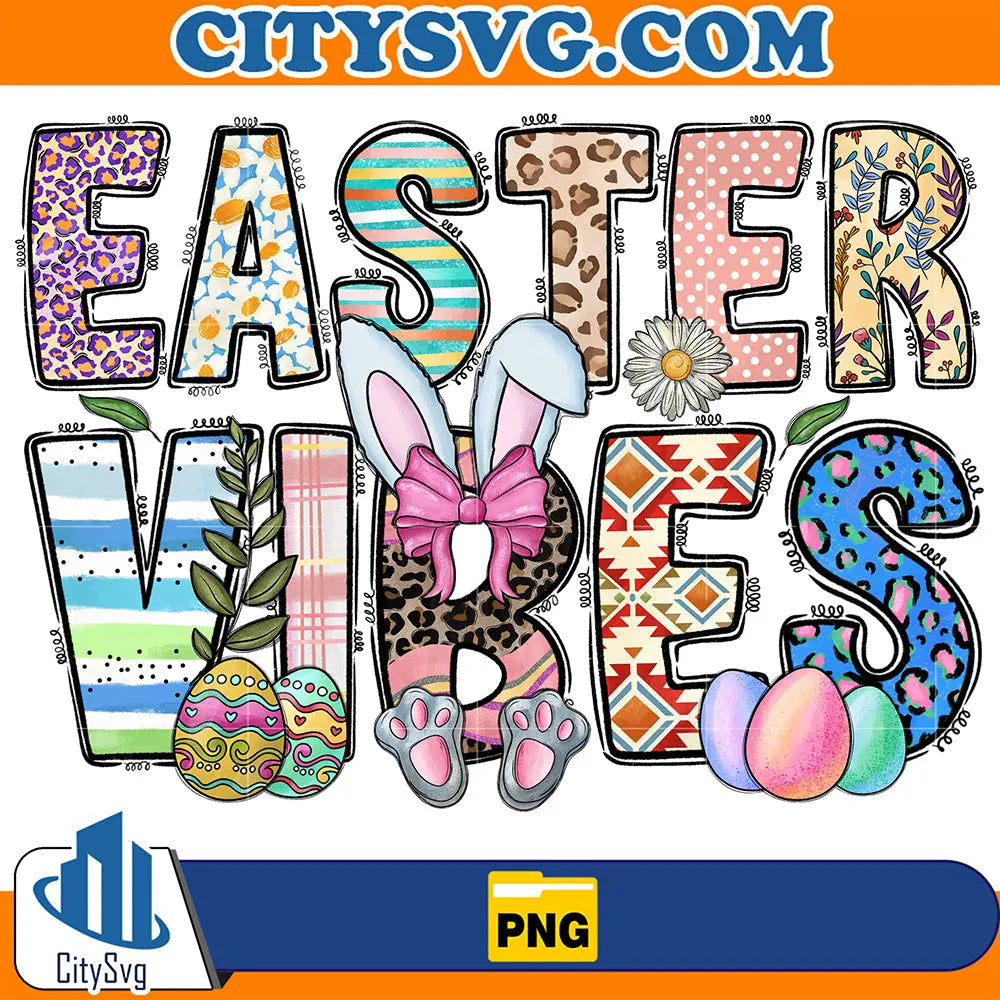 EasterVibesSublimationPng