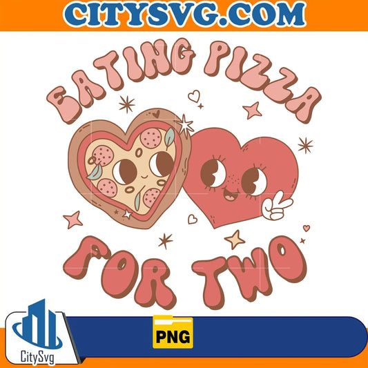 EatingPizzaForTwoValentinePng