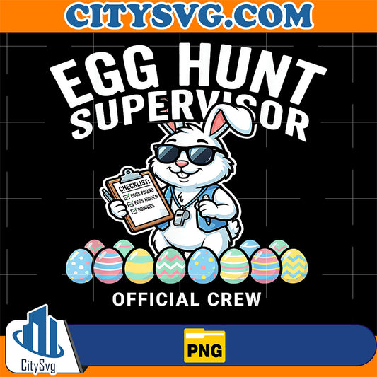 Egg-Hunt-Supervisor-Easter-Bunny-Png