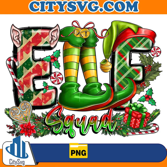 ElfSquadSublimationChristmasPng